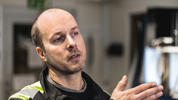 Mikael Eriksson, operator of the Kåge sawmill
